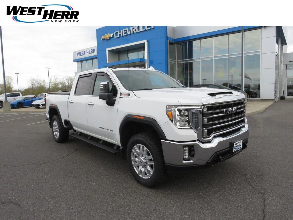 Used 2022 Summit White GMC SLT image 1
