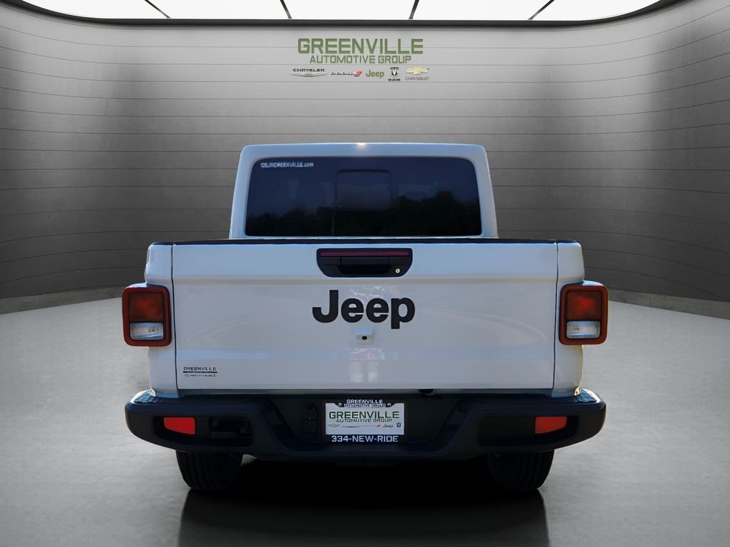 New 2025 Bright White Clear-Coat Exterior Paint Jeep Sport S Dark Sky Edition image 6