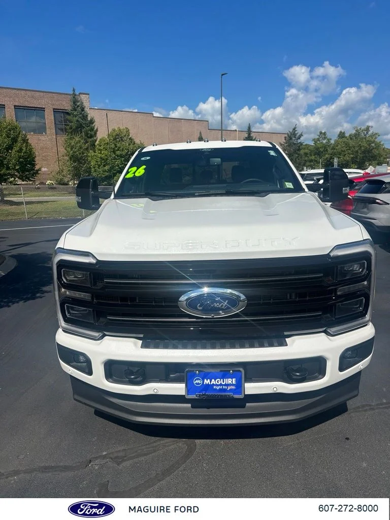 New 2026 Star White Metallic Tri-Coat Ford F-350® Platinum® image 2