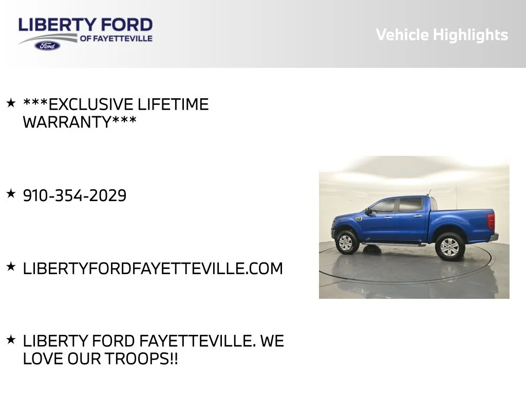 Used 2019 Lightning Blue Metallic Ford XLT image 5