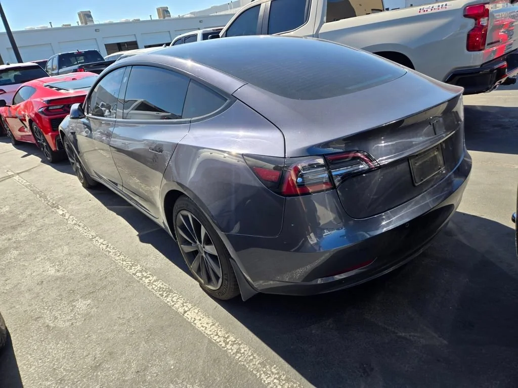 Used 2021 Gray Tesla Standard Range Plus image 2