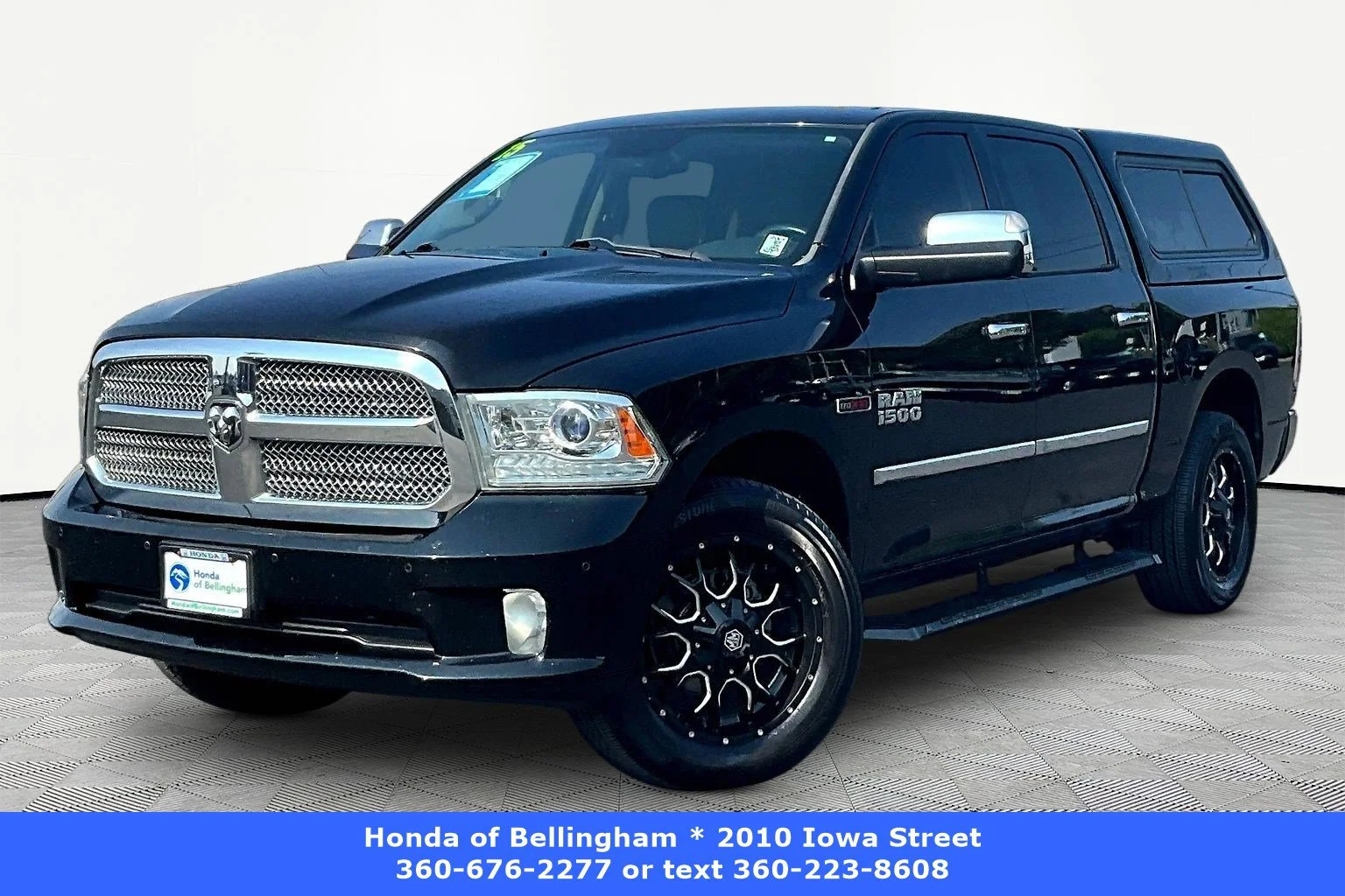 Used 2015 Black Clearcoat Ram Laramie Limited image 3