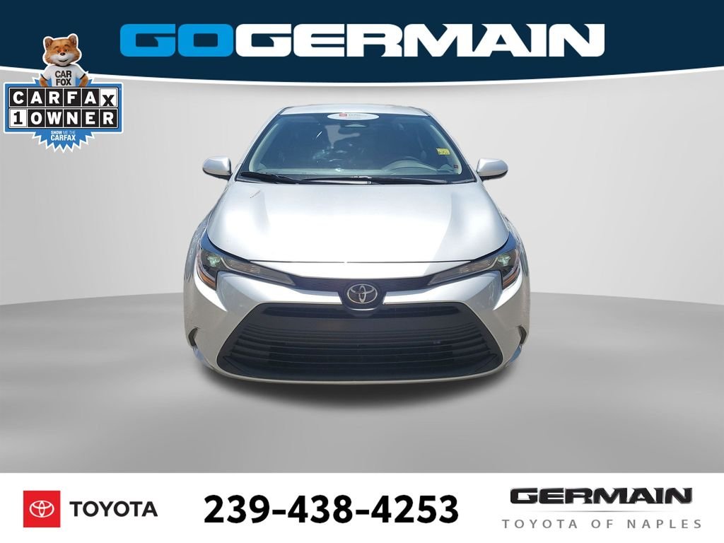 Certified Used 2025 Silver Toyota LE image 3