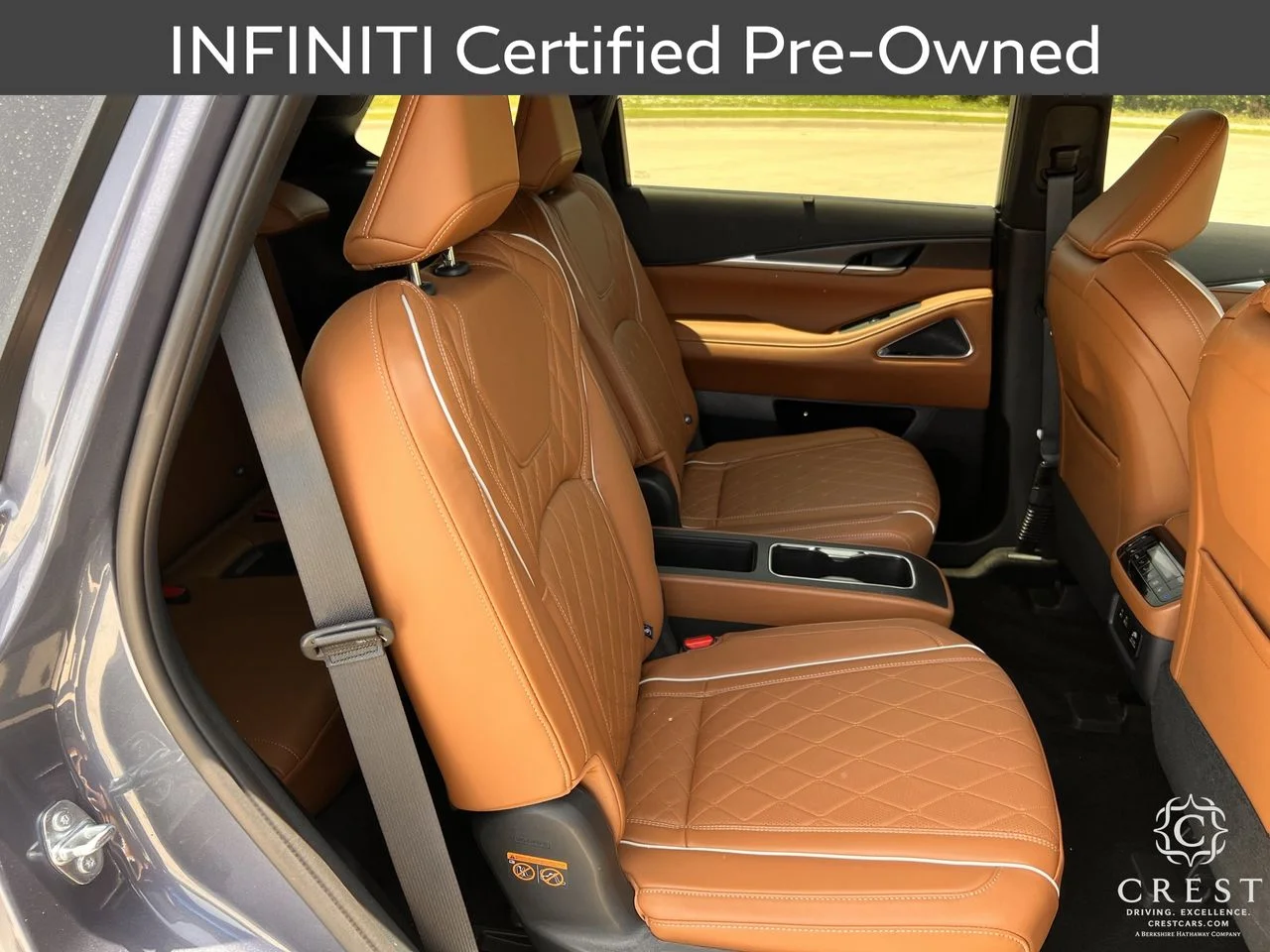 Certified Used 2025 Moonbow Blue Black Obsidian INFINITI AUTOGRAPH image 31