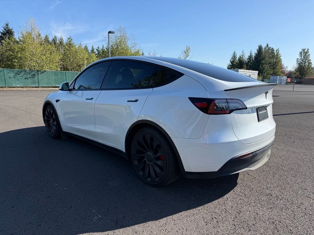 Used 2023 Pearl White Multi-Coat Tesla Performance image 5