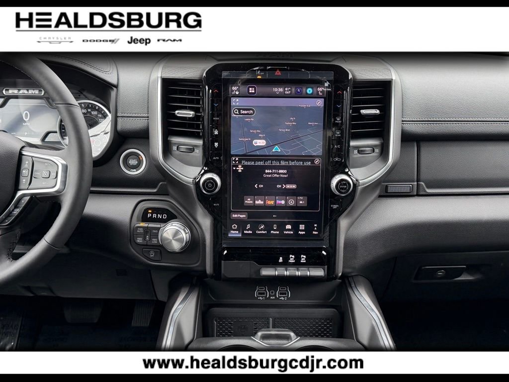 New 2026 Diamond Black Crystal Pearl-Coat Exterior Paint RAM Laramie image 19