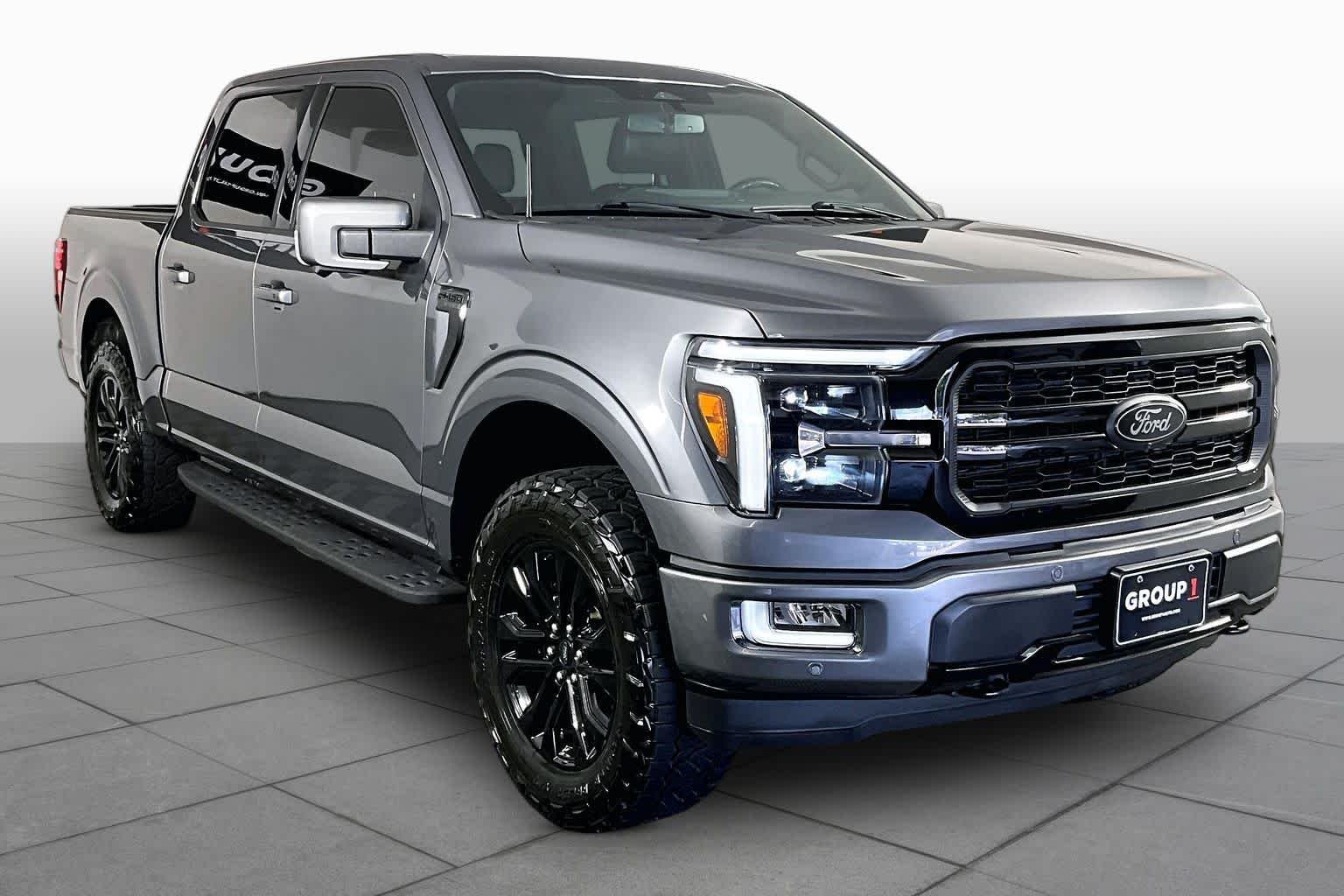 Used 2024 Carbonized Gray Metallic Ford LARIAT image 3
