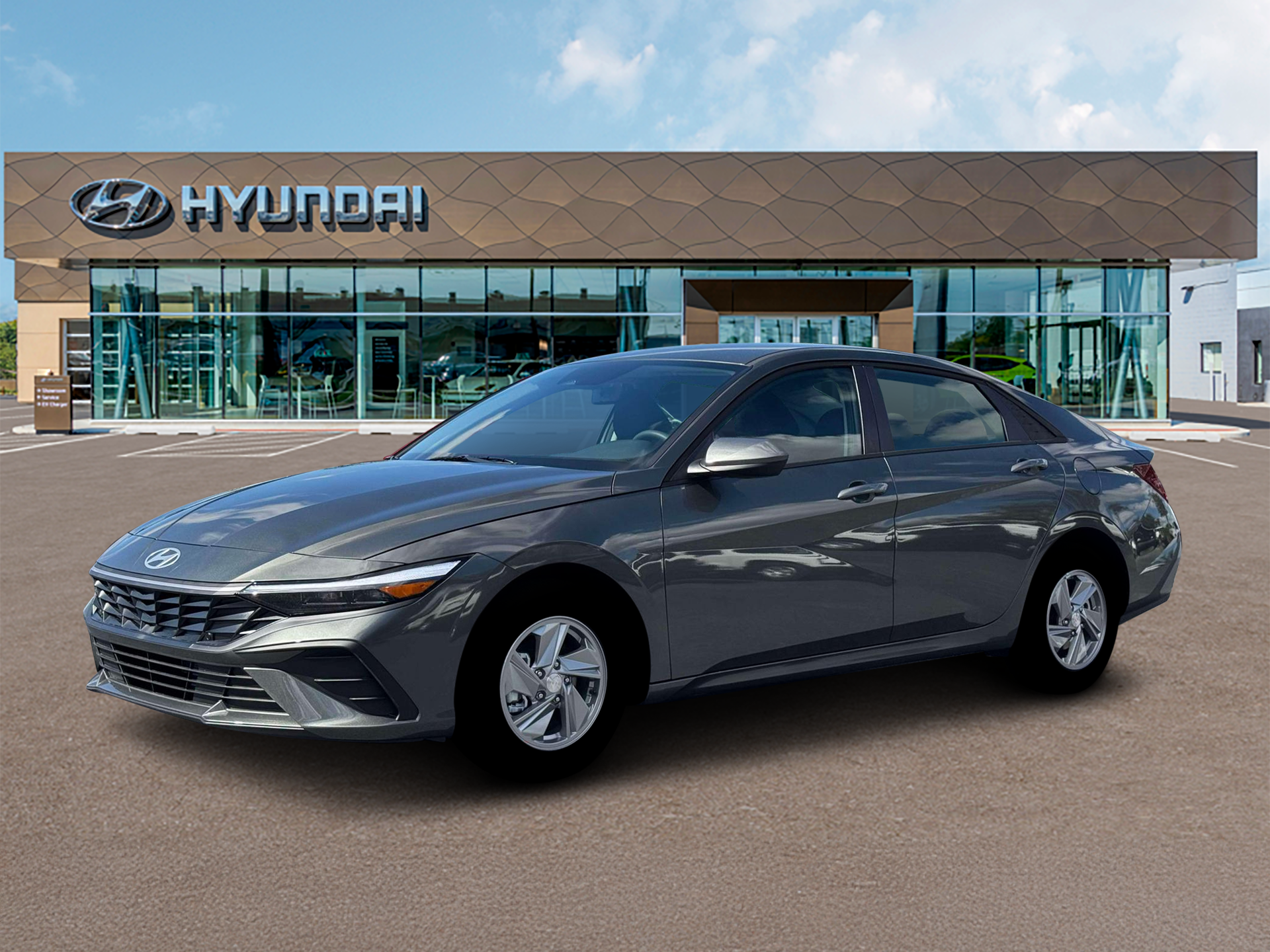 New 2026 Amazon Gray Hyundai SE image 2