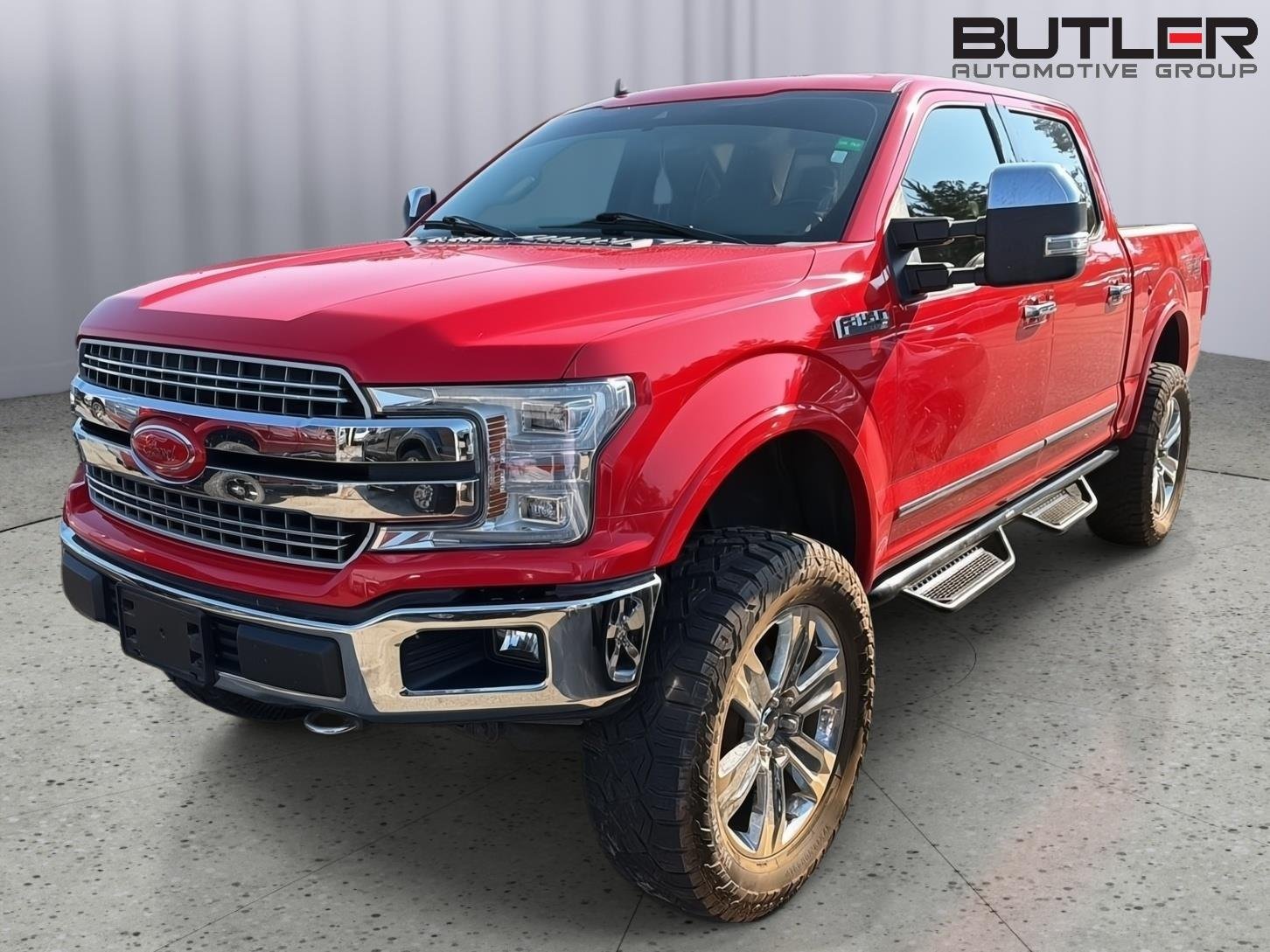 Used 2020 Race Red Ford LARIAT image 1