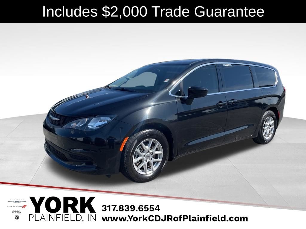 Black 2023 Chrysler Voyager LX FWD Minivan Front-Wheel Drive 9-Speed Automatic