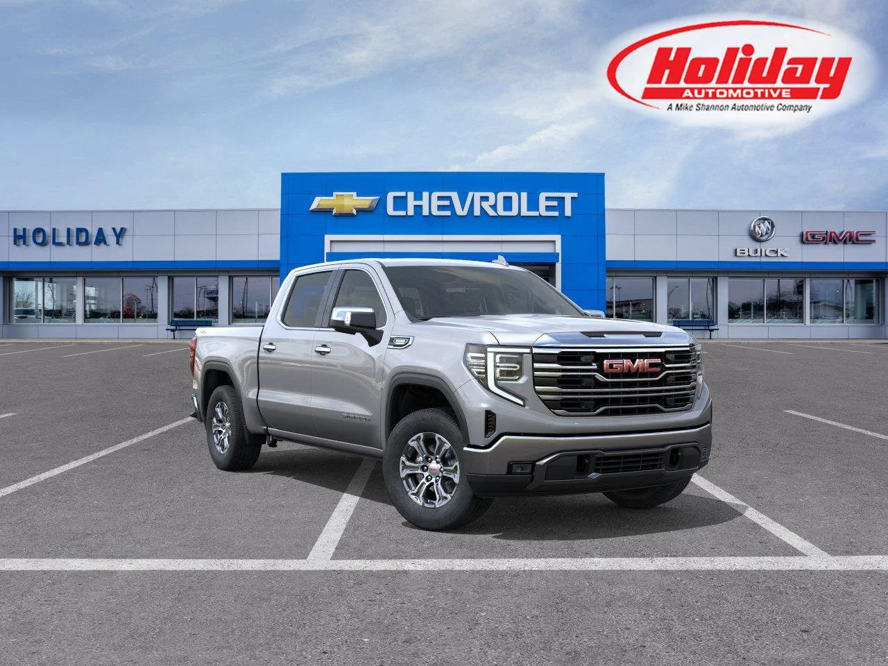 New 2026 Sterling Metallic GMC SLT image 1