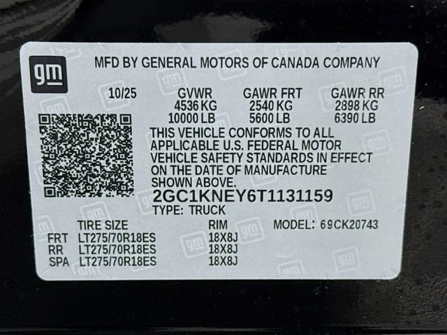 New 2026 Black Chevrolet LT image 30