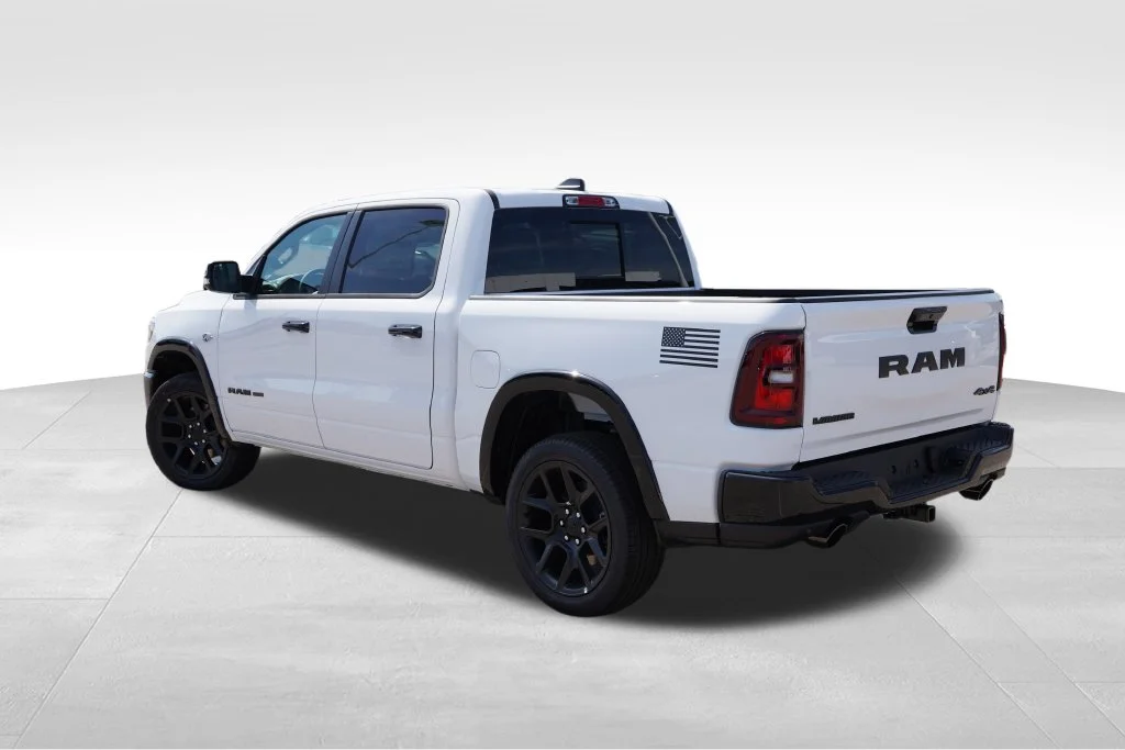 New 2026 Bright White Clear-Coat Exterior Paint RAM Laramie image 5