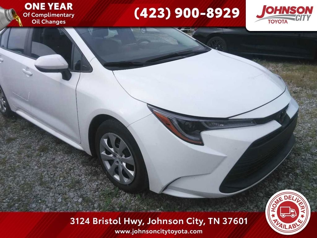 Used 2024 White Toyota LE image 1