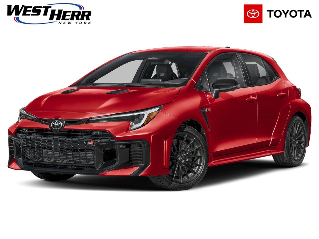 New 2026 Supersonic Red Toyota GR Corolla Premium Plus image 1