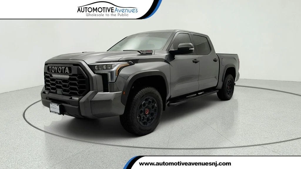 Used 2023 Magnetic Gray Metallic Toyota TRD Pro Hybrid CrewMax 5.5