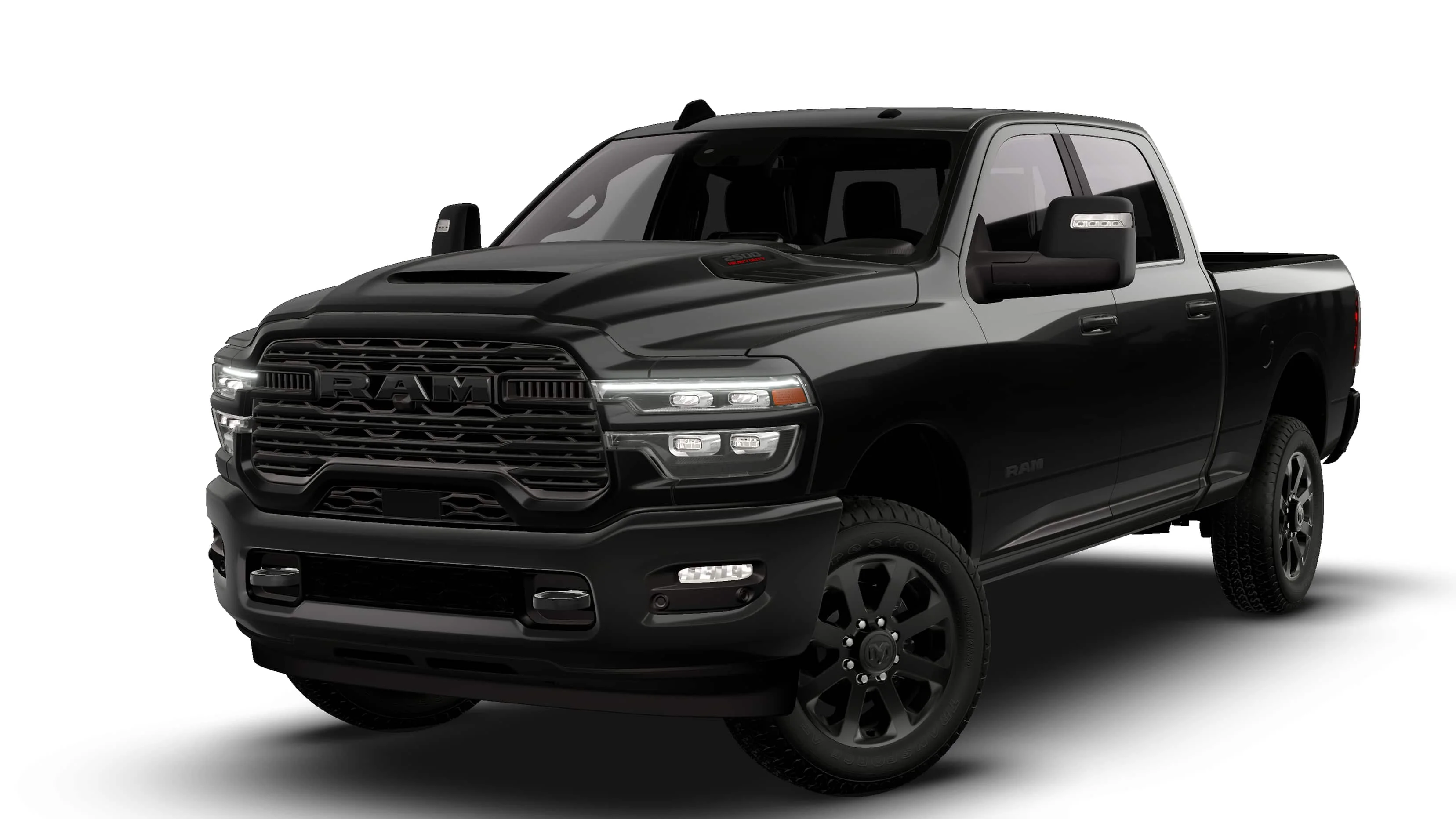 New 2026 Diamond Black Crystal Pearl-Coat Exterior Paint RAM LARAMIE image 13