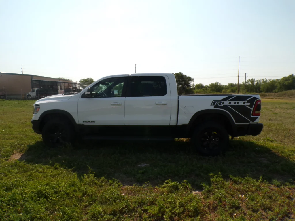 Used 2021 Bright White Clearcoat Ram Rebel image 8