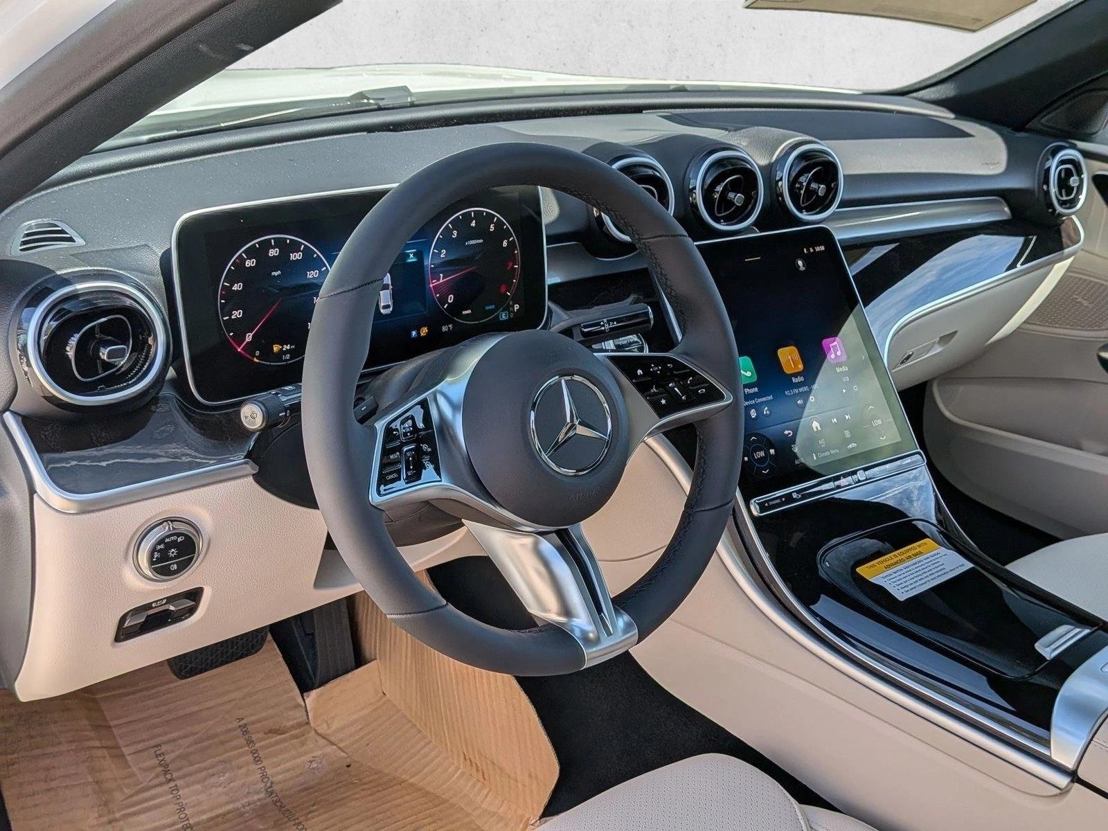 New 2026 Polar White Mercedes-Benz C300 image 3