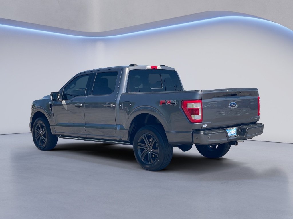 Used 2021 Carbonized Gray Metallic Ford LARIAT image 22