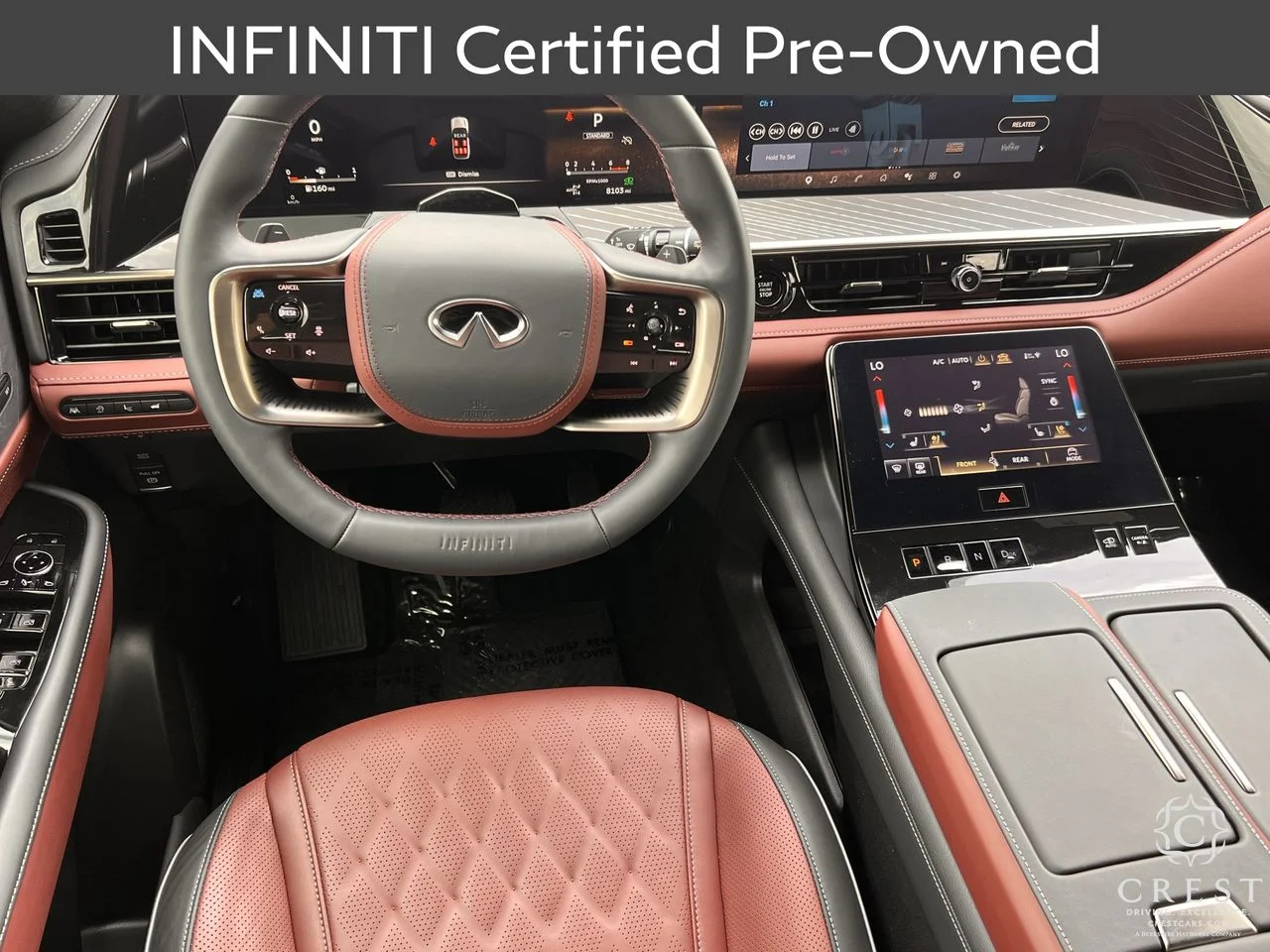 Certified Used 2026 Dynamic Metal Black Obsidian INFINITI AUTOGRAPH image 13