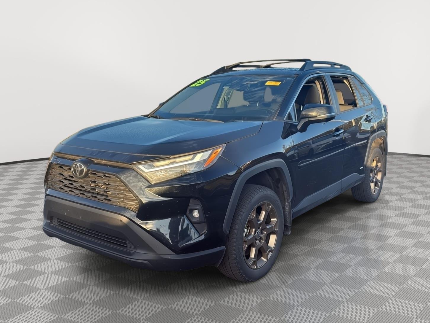 Used 2025 Midnight Black Metallic Toyota Woodland Edition image 7