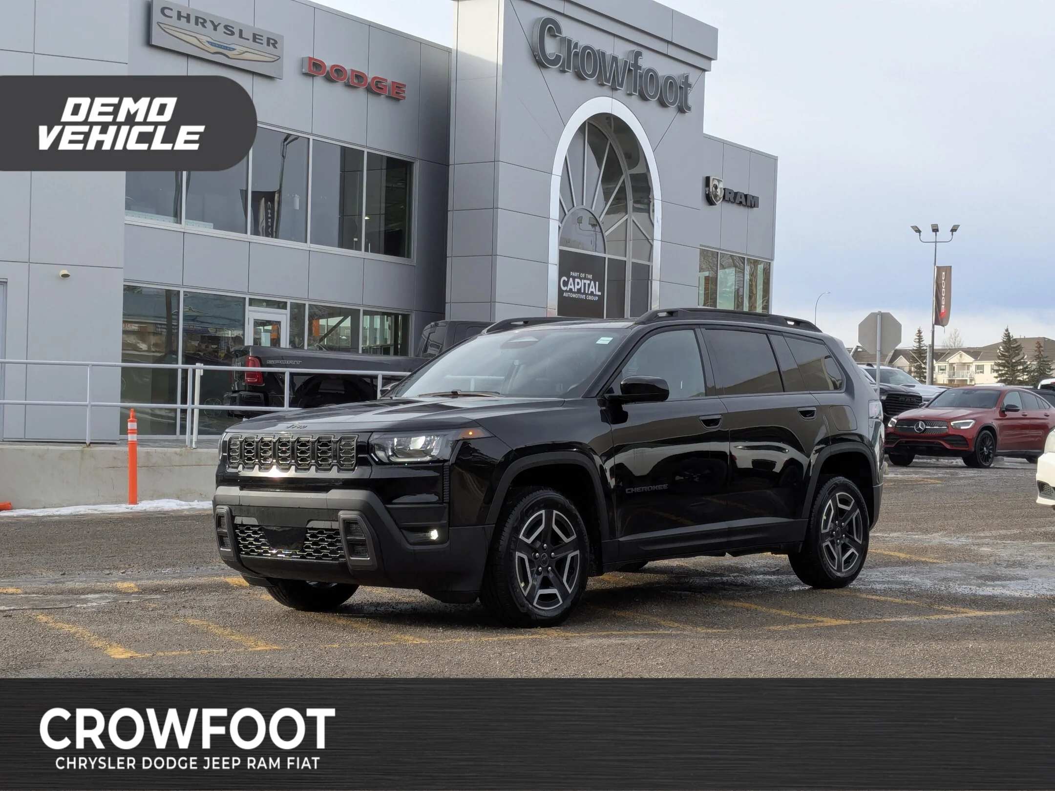 New 2026 Black Jeep Laredo - - Hybrid - Adaptive Cruise - 12.3 Display - Heated Seats/Wheel - Remote Start & More! image 1