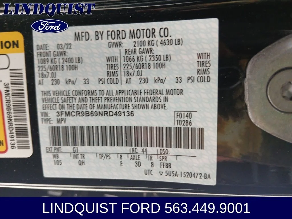Used 2022 Shadow Black Ford Big Bend image 17