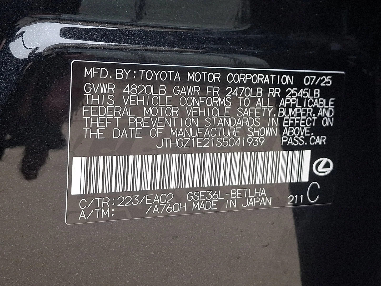 Certified Used 2025 CAVIAR Lexus  image 27