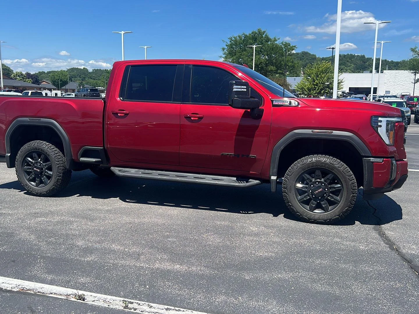 Used 2024 Volcanic Red Tintcoat GMC AT4 image 4