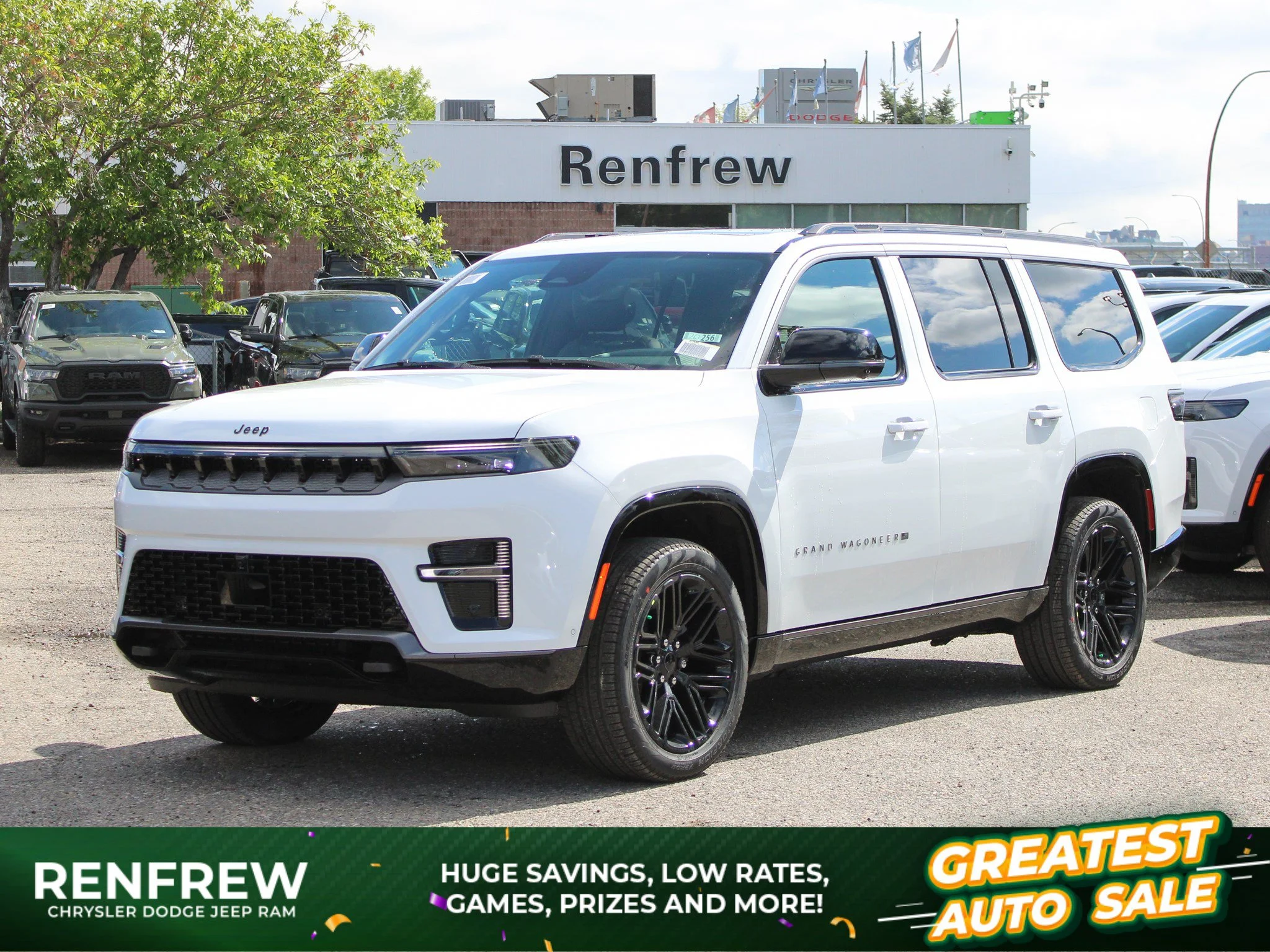 New 2026 White Jeep Limited Reserve* 4x4, HUD, HD Trailer Tow Pkg, McIntosh Audio image 1