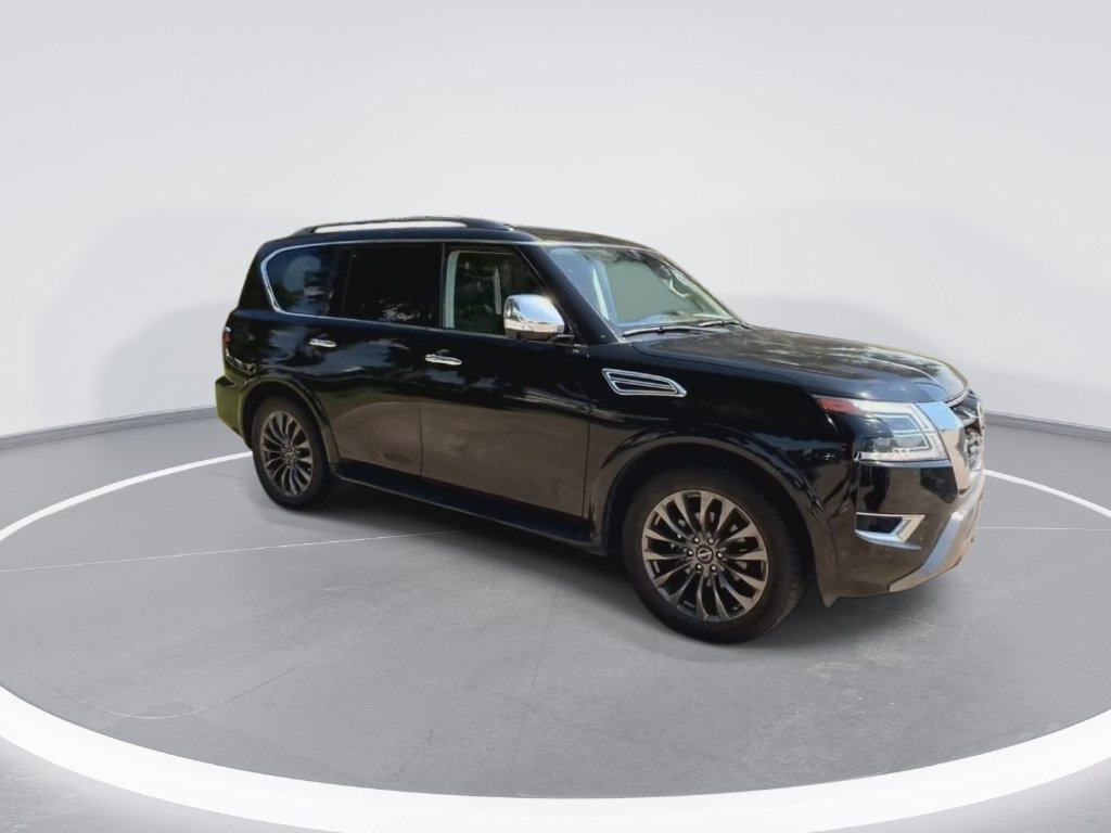 Used 2023 Black Nissan Platinum image 2