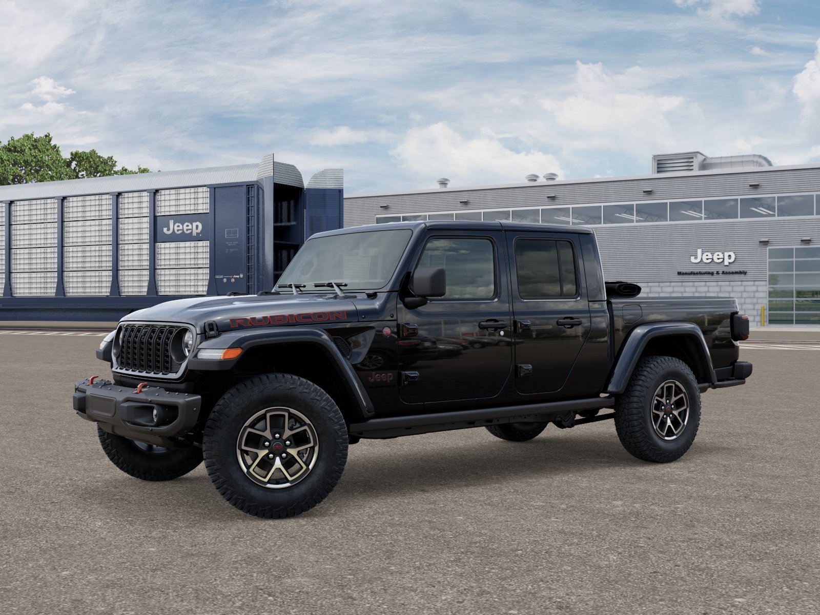 New 2027 Black Clearcoat Jeep Rubicon image 1
