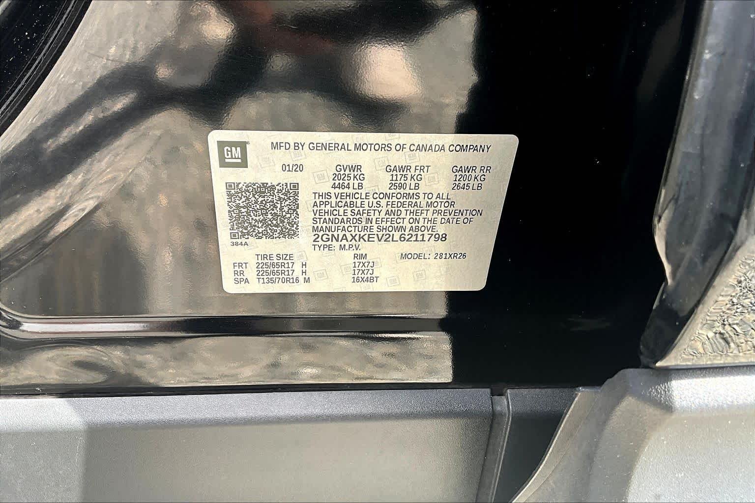 Used 2020 Mosaic Black Metallic Chevrolet LT image 34