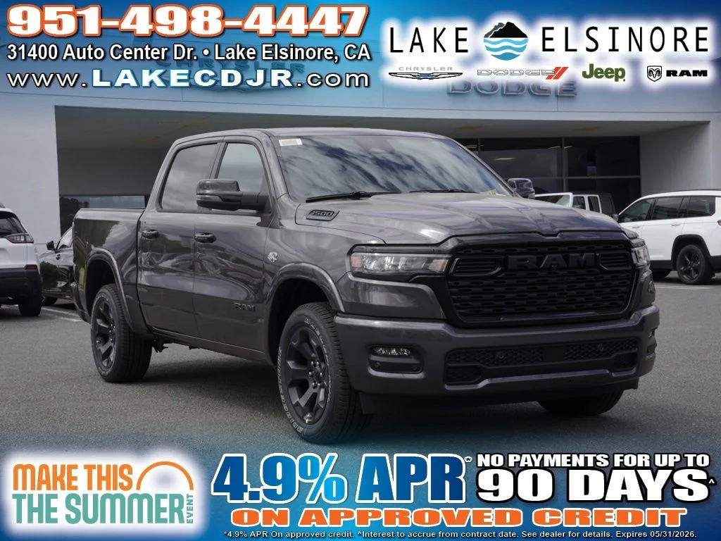 New 2026 Granite Crystal Metallic Clear-Coat Exterior Paint RAM Big Horn/Lone Star image 1