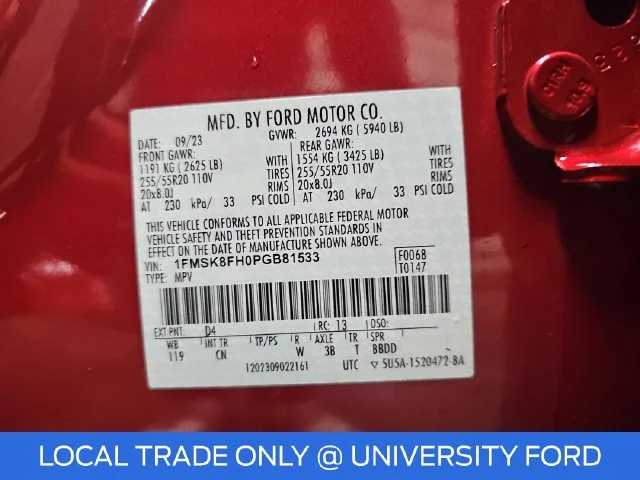 Used 2023 Red Ford Limited image 35