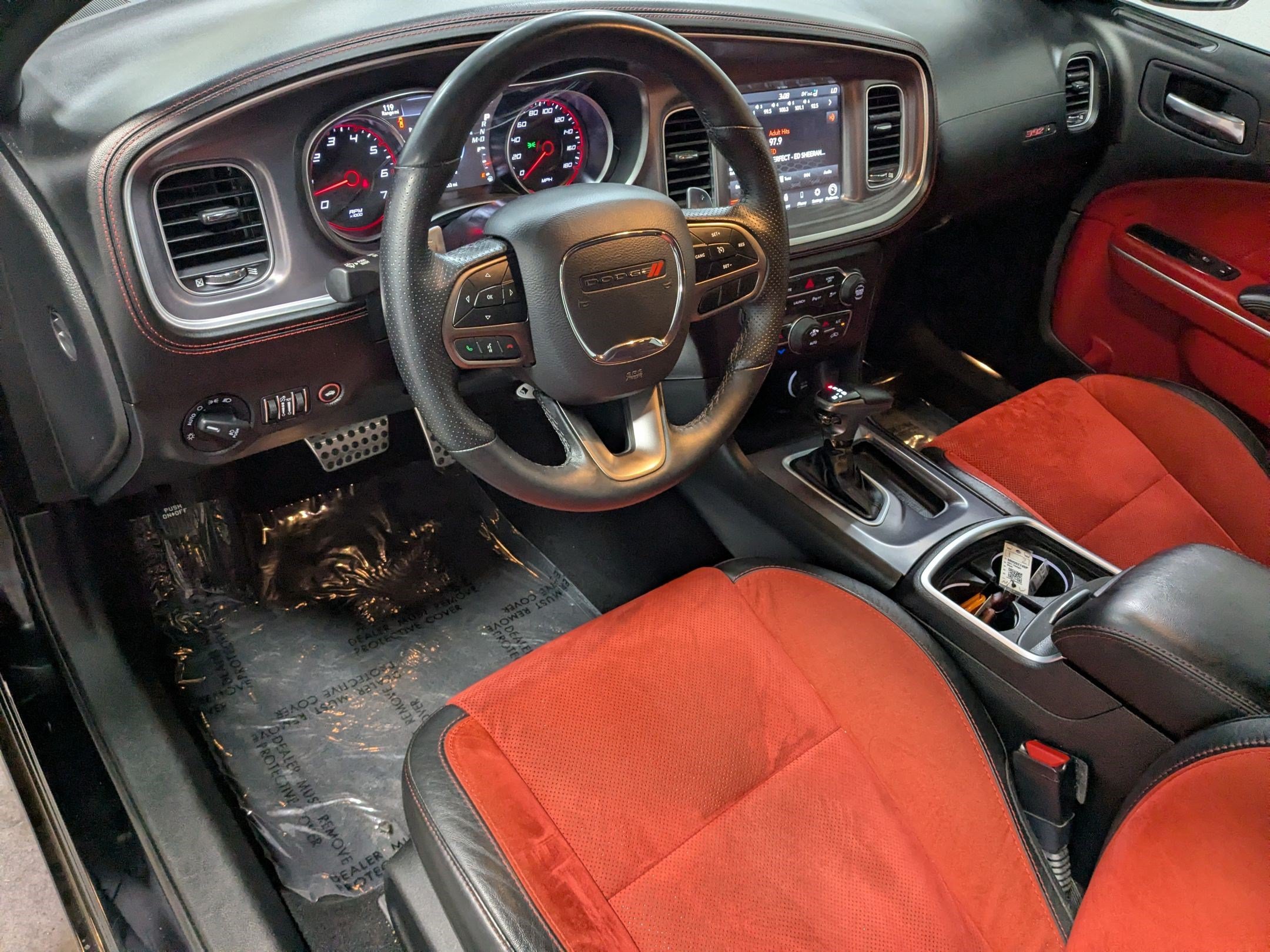 Used 2021 Pitch Black Clearcoat Dodge Scat Pack image 10
