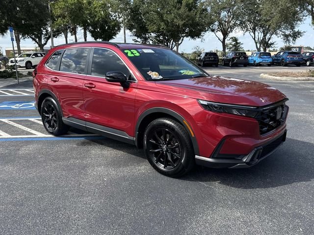 Certified Used 2023 Radiant Red Metallic Honda HYBRID 2WD SPORT image 2