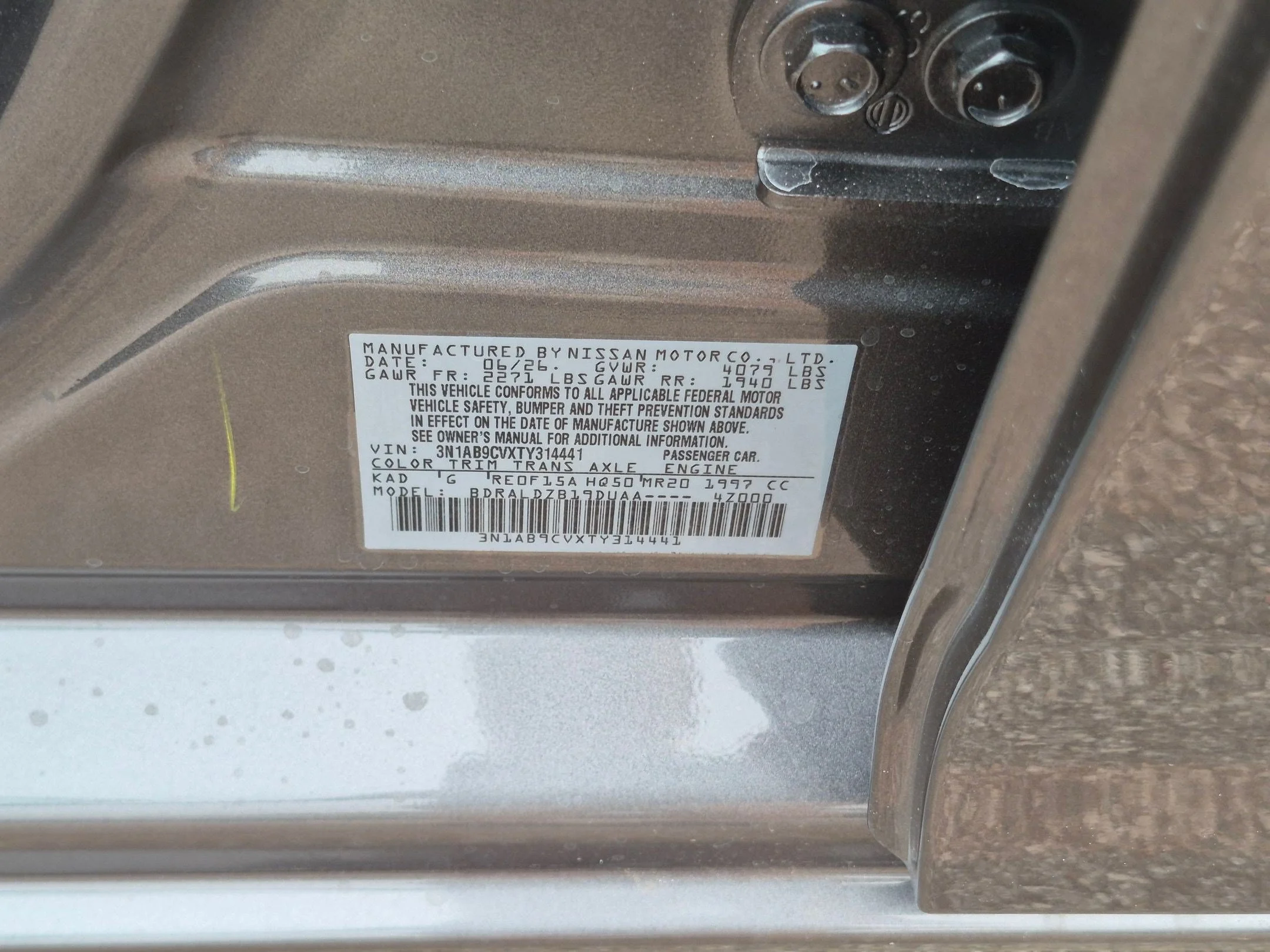 New 2026 Gun Metallic Nissan SV image 15