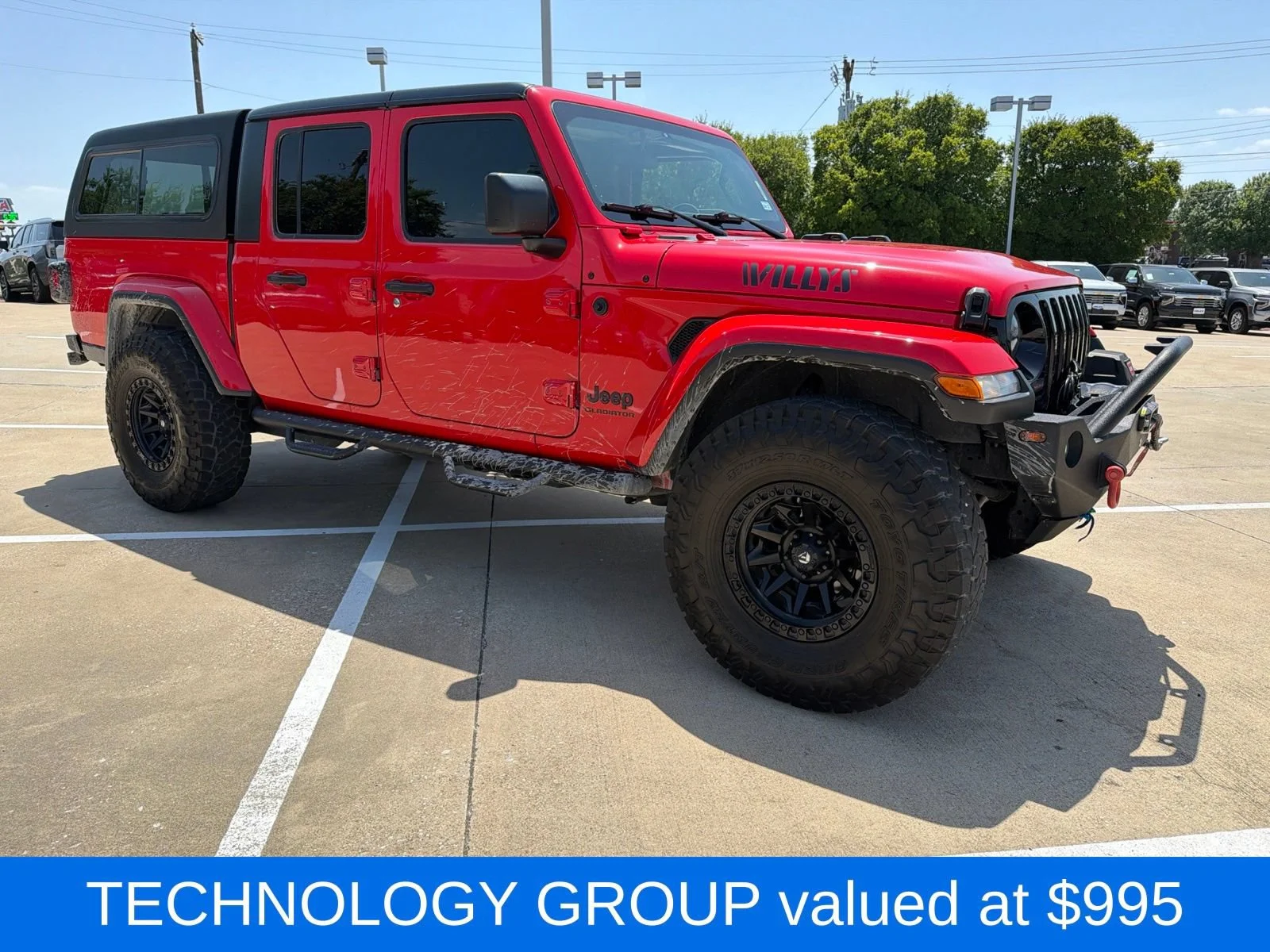 Used 2021 Red Jeep Willys image 7