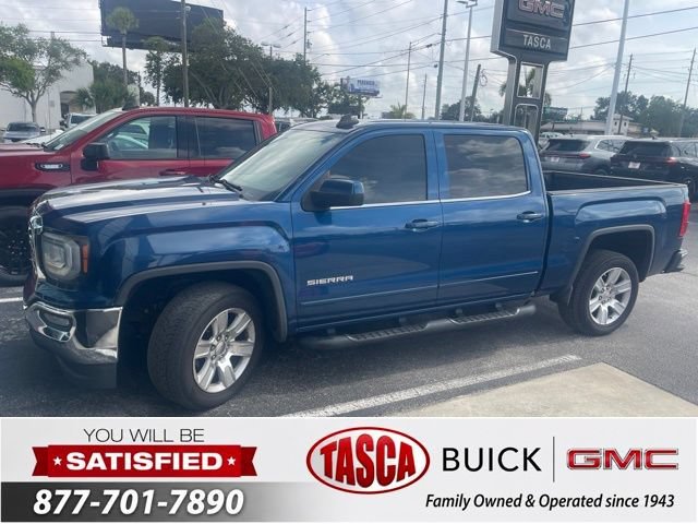 Used 2016 STONE BLUE METALLIC GMC SLE image 1