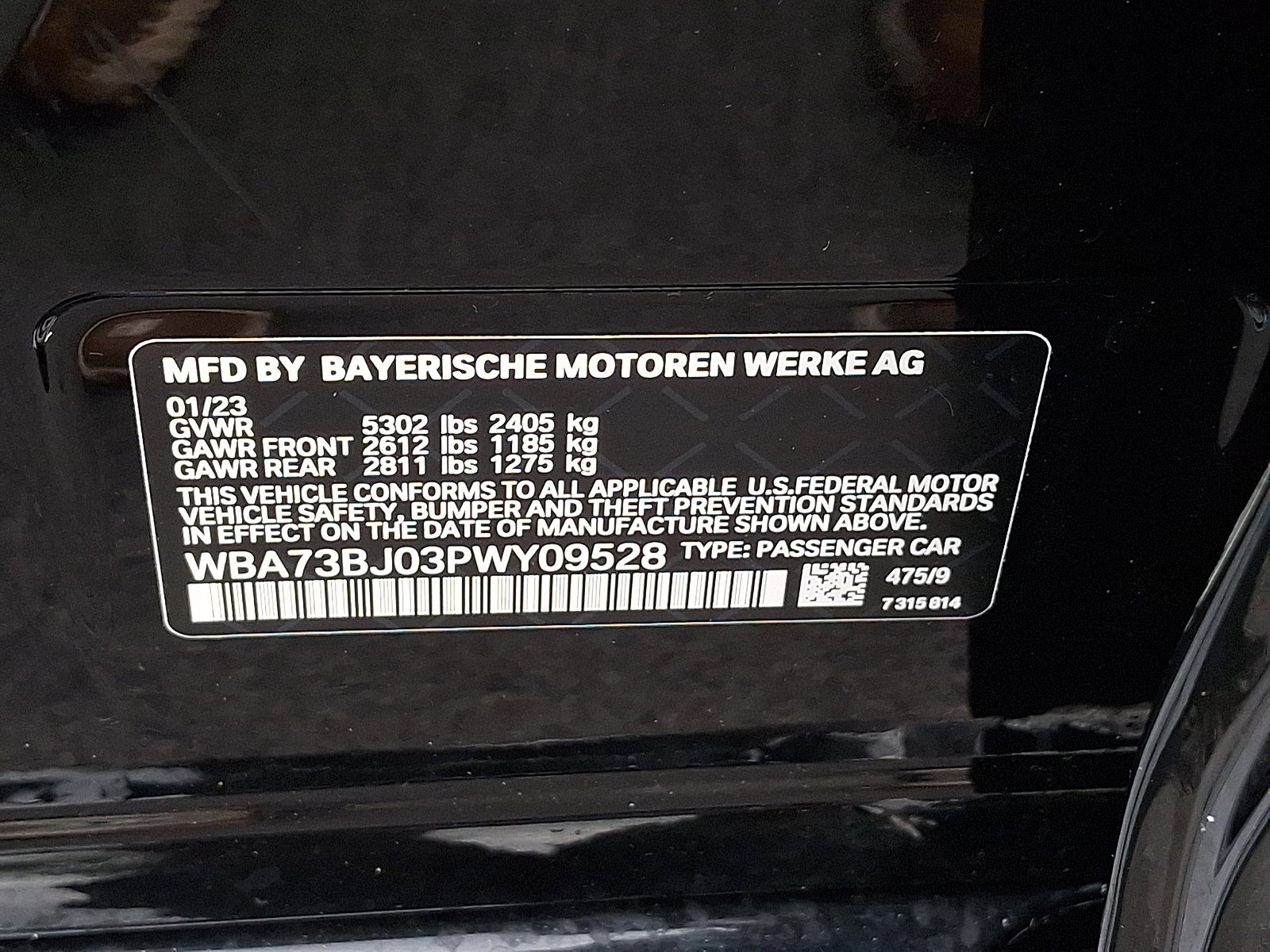 Used 2023 Black Sapphire Metallic BMW 540i xDrive image 29