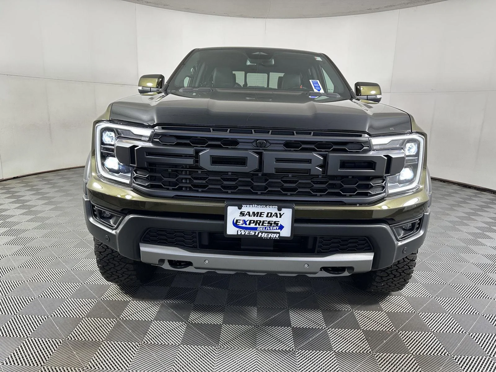 Used 2025 Shelter Green Ford Raptor image 3