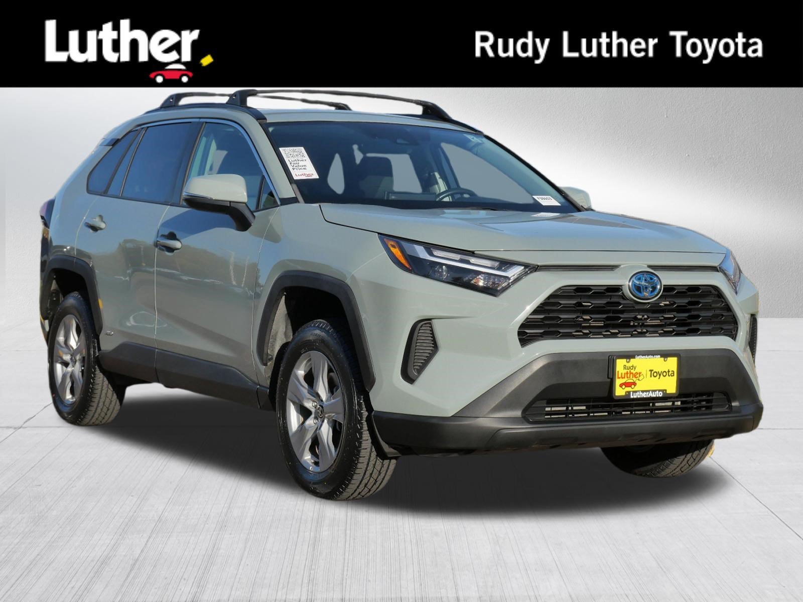 Certified Used 2022 Lunar Rock Toyota Hybrid XLE image 1