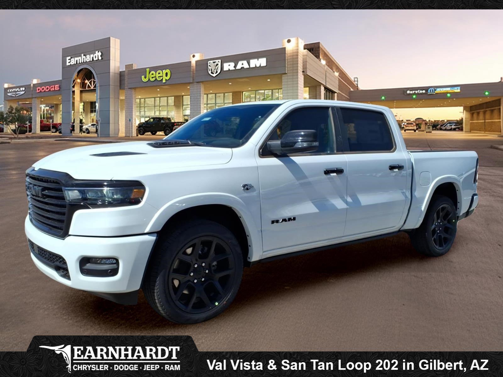New 2026 Bright White Clear-Coat Exterior Paint RAM Laramie image 1