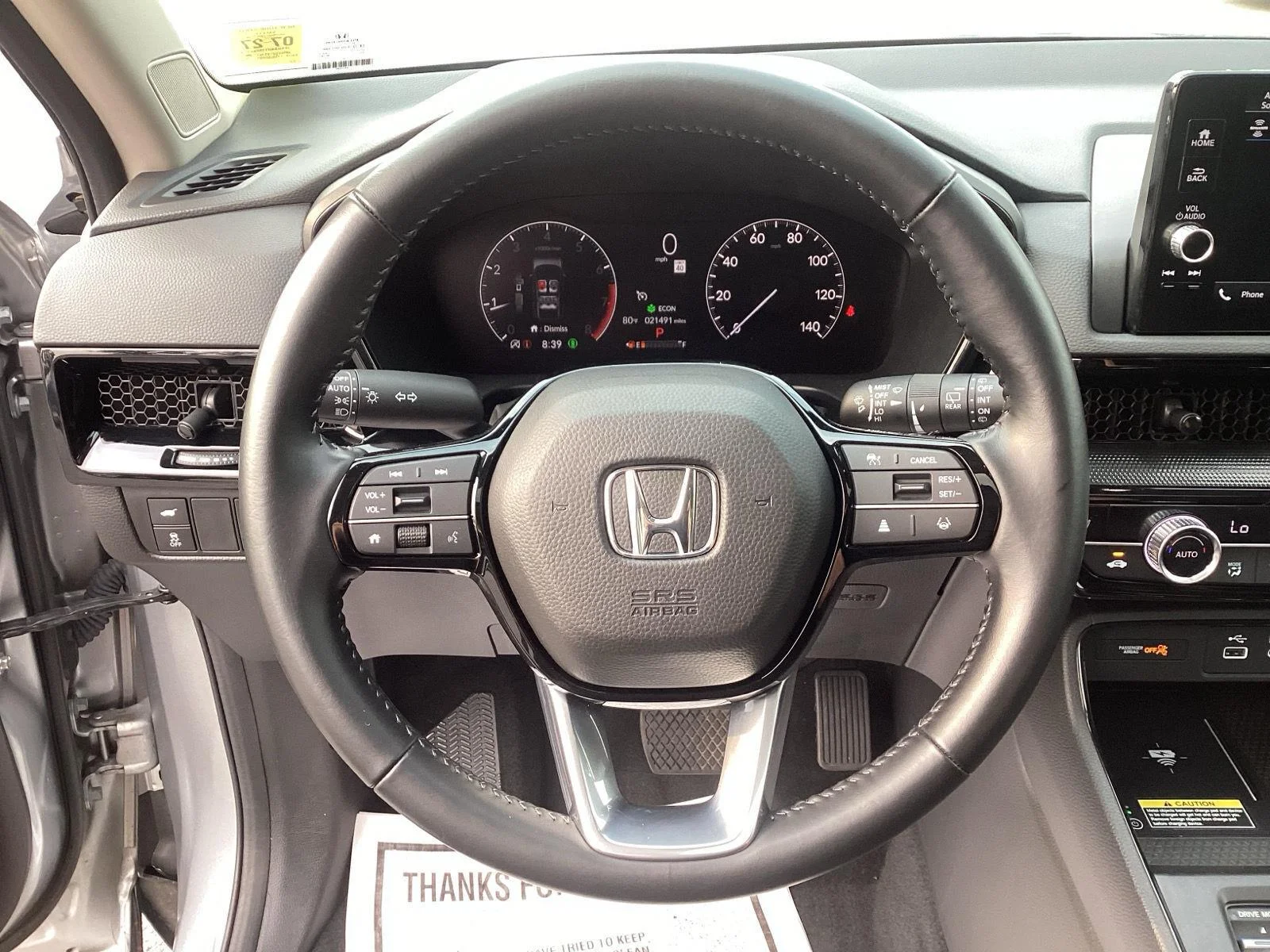 Used 2025 Solar Silver Metallic Honda EX-L image 16