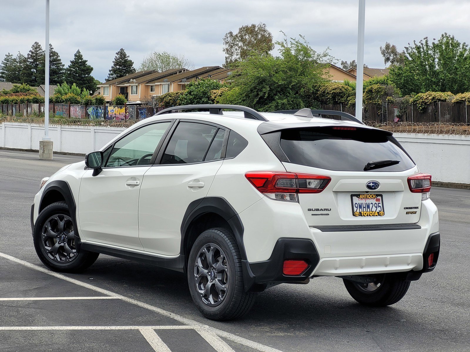 Used 2021 Crystal White Pearl Subaru Sport image 6