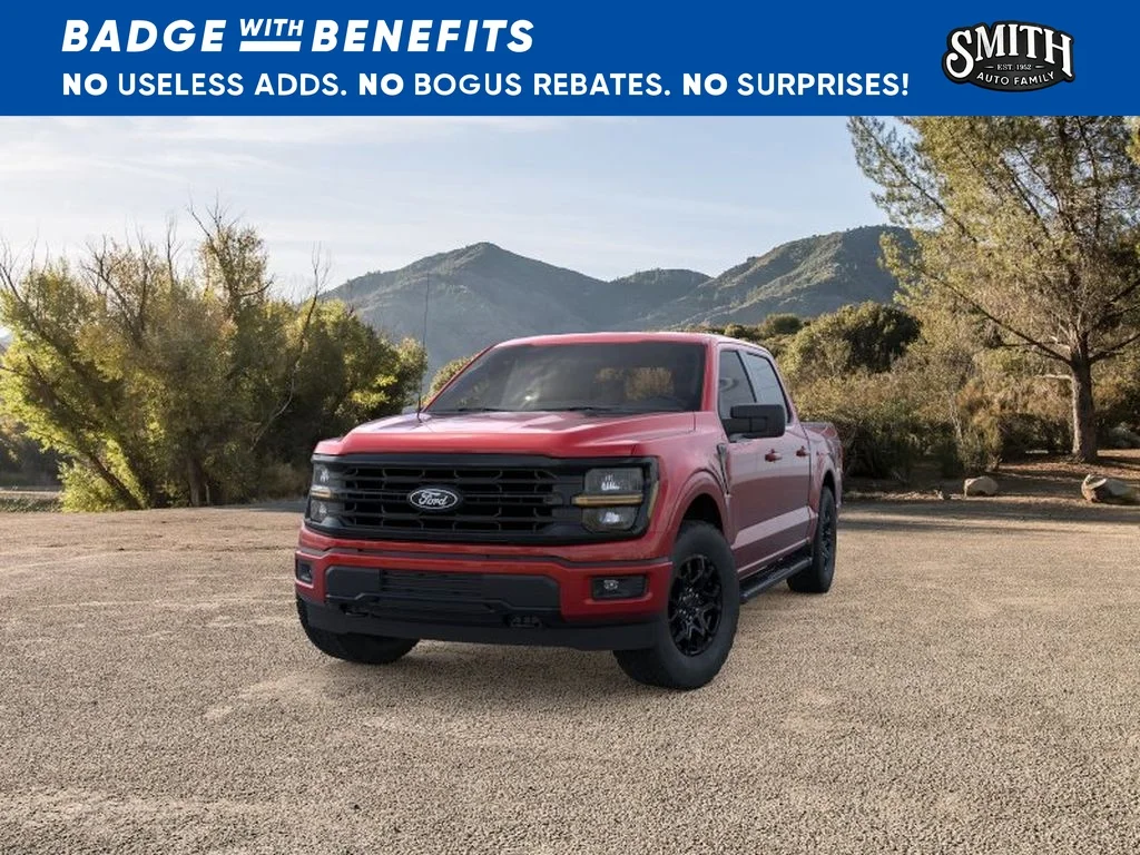 New 2026 Ruby Red Metallic Tinted Clearcoat Ford XLT image 3