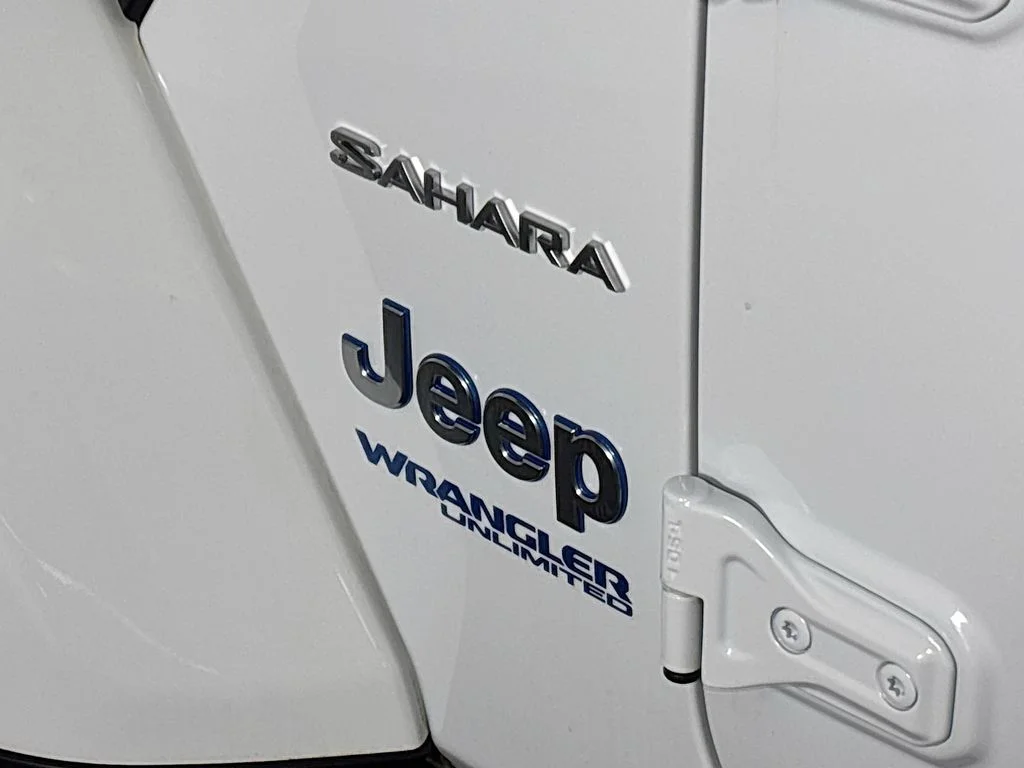 Used 2021 White Jeep Unlimited Sahara 4xe image 24