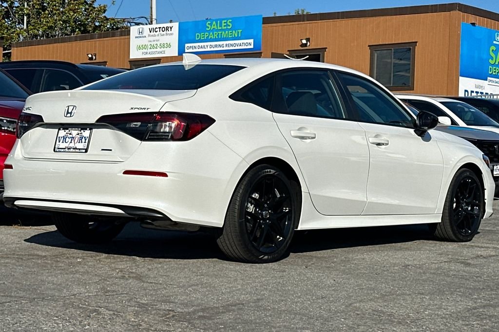 New 2025 Platinum White Pearl Honda Sport image 4